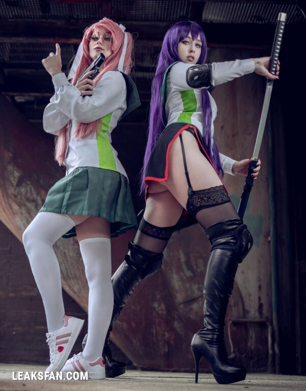 Liensue &amp;amp; Gumiho Arts - Saeko &amp;amp; Saya (School of The Dead) - 1