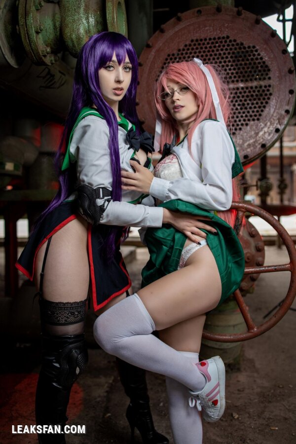 Liensue &amp;amp; Gumiho Arts - Saeko &amp;amp; Saya (School of The Dead) - 23