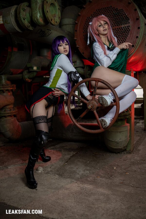 Liensue &amp;amp; Gumiho Arts - Saeko &amp;amp; Saya (School of The Dead) - 38