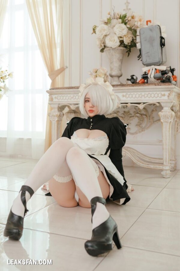 Alina Becker - 2B Maid (Nier Autómata) - 13