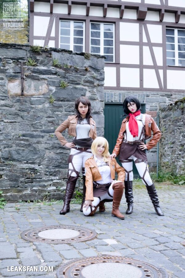 Mikomi Hokina, Virtual Geisha &amp;amp; Yuzupyon - Mikasa, Historia &amp;amp; genderbend Eren (Shingeki no kyojin) - 28