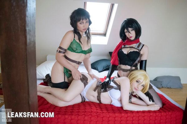 Mikomi Hokina, Virtual Geisha &amp;amp; Yuzupyon - Mikasa, Historia &amp;amp; genderbend Eren (Shingeki no kyojin) - 37