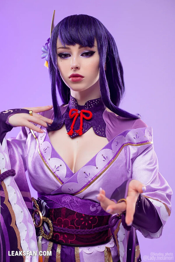 Lady Melamori - Raiden Shogun Lingerie (Full Set) - 69