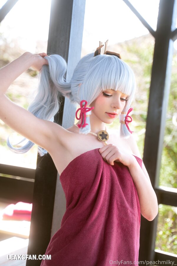 PeachMilky - Kamisato Ayaka cosplay genshin impact[48P] - 2