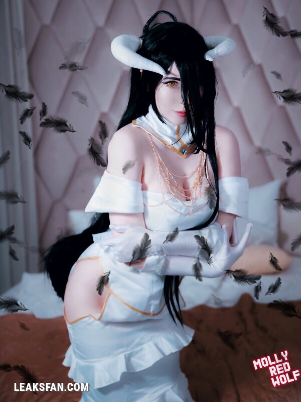 MollyRedWolf Albedo cosplay nude. Onlyfans, Patreon leaked 29 nude photos and videos