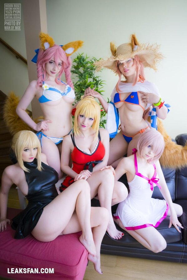 Hidori, Mikomi, Virtual, Tom &amp; Yuzupyon - Mash, Saber, Nero &amp; Tamamo (Fate Grand Order) nude. Onlyfans, Patreon leaked 26 nude photos and videos